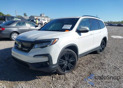 2021 Honda Pilot Awd Black Edition z USA, uszkodzony, nr VIN 5FNYF6H73MB042188